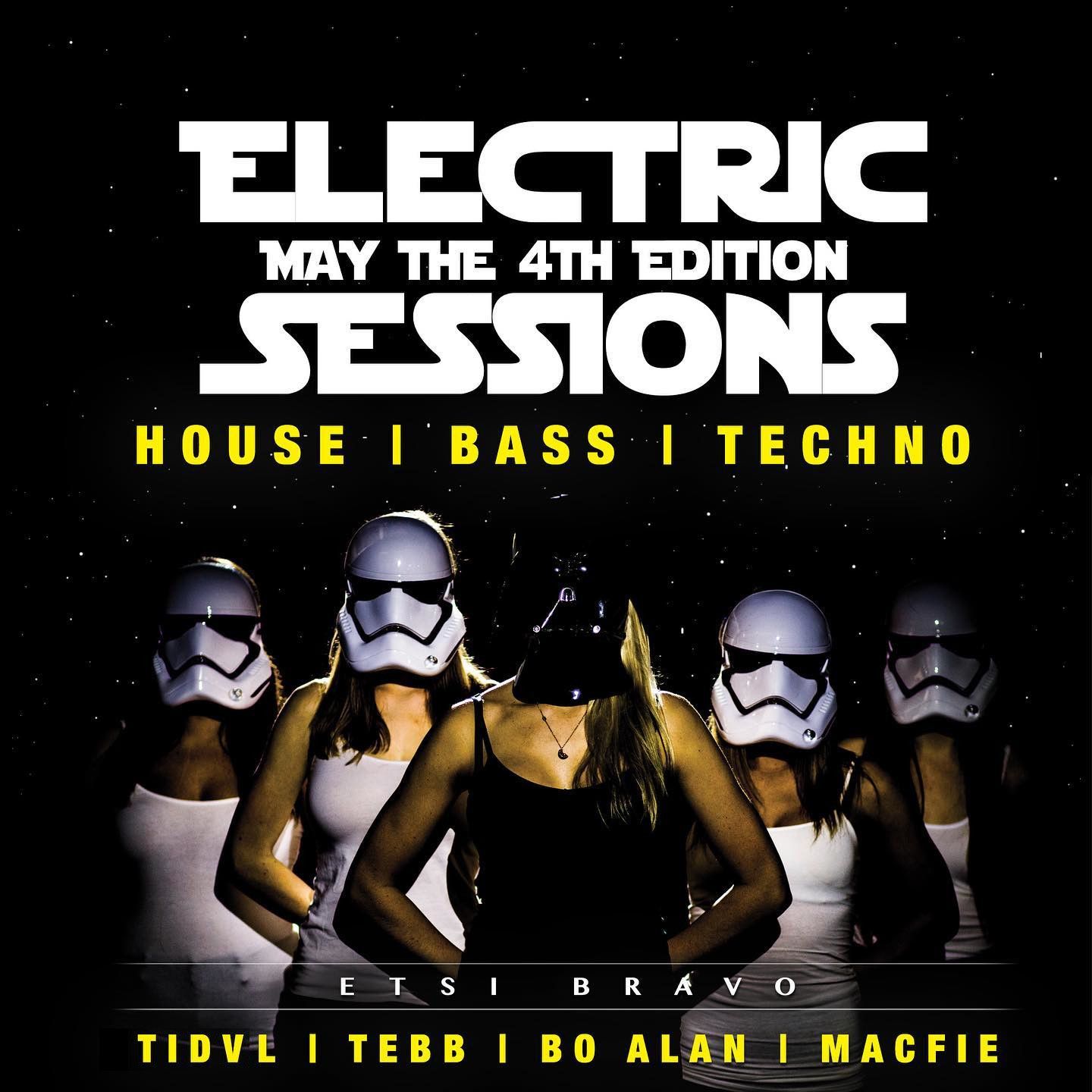 electric sessions flyer